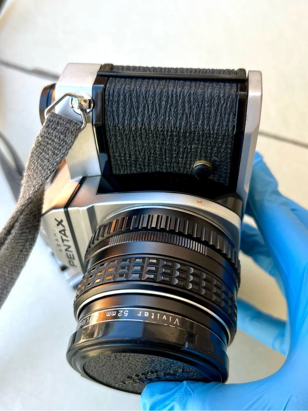 Vintage Asahi Pentax K1000 35mm Film Camera w/ Lens - Untested As Is